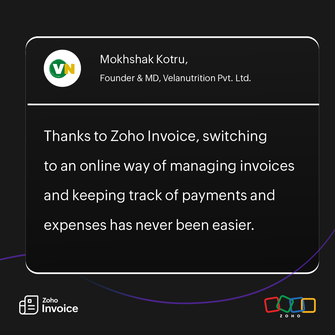 Zoho Invoice tweet media