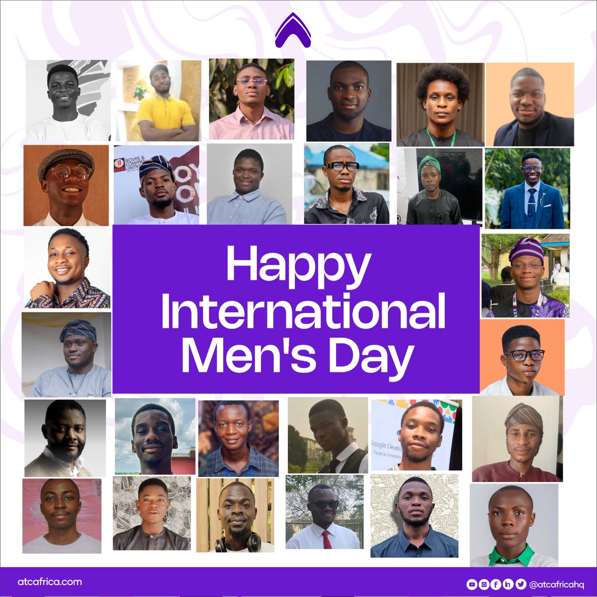 atc_imo's tweet photo. Today! We are celebrating great *Men of ATC Africa* for your commitment and good work! 🎉 
 
Your resilience, creativity, and commitment to tech excellence are truly inspiring. 

We celebrate you today and every day.

 Happy International #MenDay2025!

#MID https://t.co/ssudjDvi79