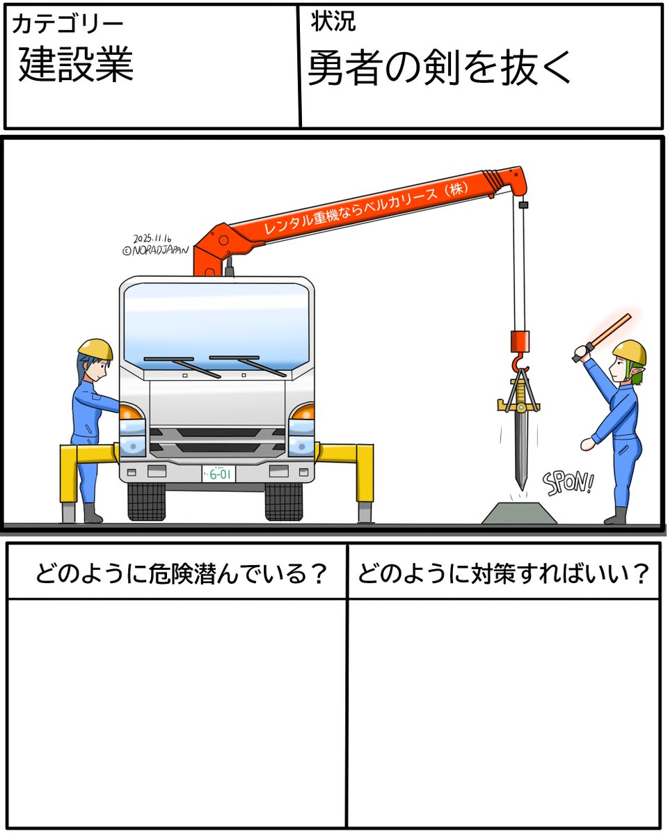 noradjapan's tweet image. 危険予知