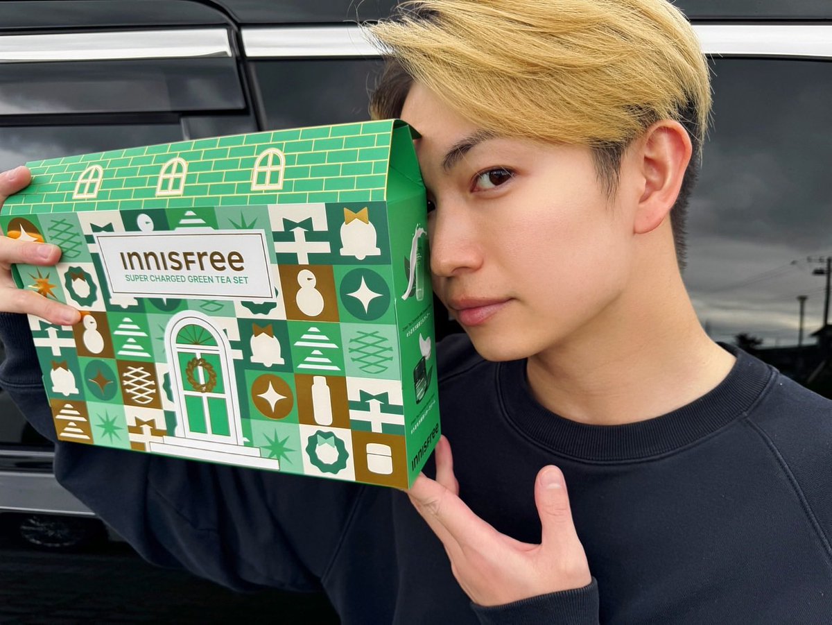 idntt　 テイン　サインポラ 11月21日17時発売のイニスフリーQoo10限定「スーパーグリーンティー