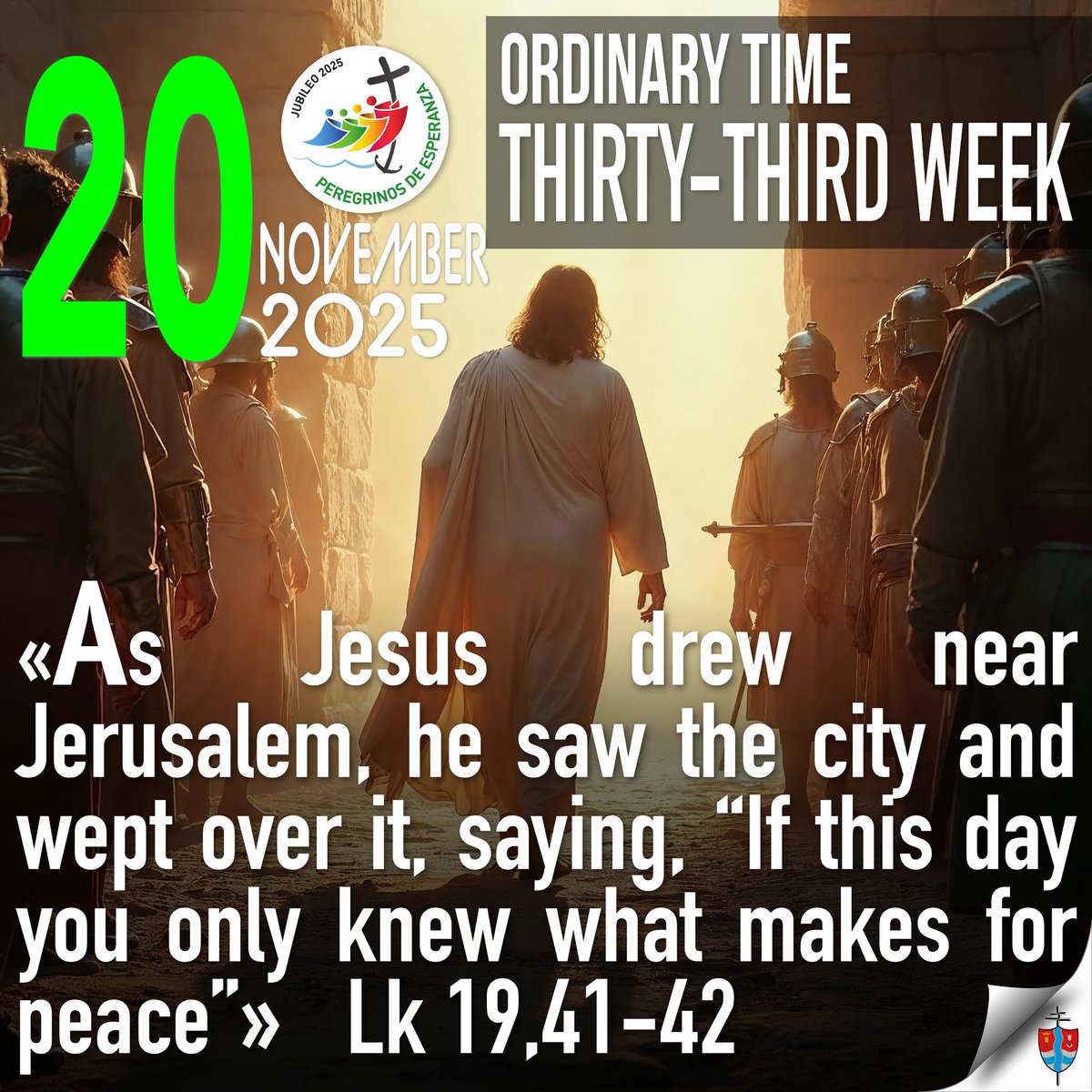 padrebernales's tweet image. 🟢 A little bit of Gospel•Thirty-third Week in Ordinary Time

#OrdinaryTime #Gospel #DailyReadingsBible