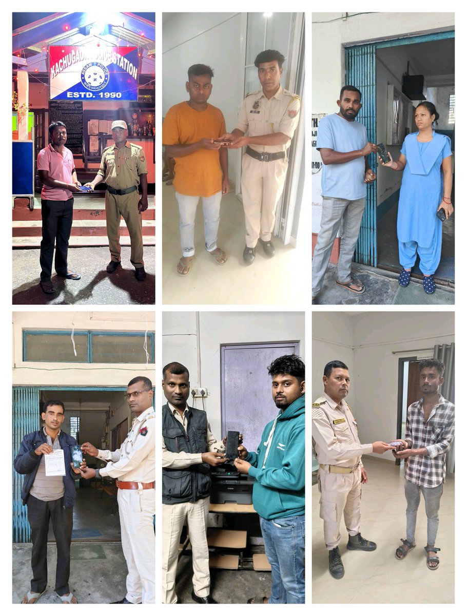 📱 A total of 29 lost mobile phones have been recovered and returned to their rightful owners.
#KokrajharPolice remains dedicated to public service and community welfare.
<a href="/himantabiswa/">Himanta Biswa Sarma</a>
<a href="/CMOfficeAssam/">Chief Minister Assam</a>
<a href="/DGPAssamPolice/">DGP Assam</a>
<a href="/assampolice/">Assam Police</a>
<a href="/HardiSpeaks/">Hardi Singh</a>