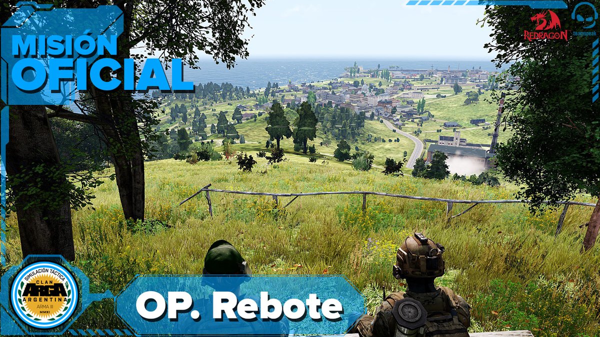 clan_arga's tweet photo. ¡Alerta de mision ! 🚨 Vuelve el MilSim 🪖 inmersivo. Este Jueves a las 22:30 🇦🇷#Arma3 Op. Rebote
🔴EN VIVO YouTube: https://t.co/RIF44A0StU
Patrocinado por @teamspeak y @RedragonAR
@ArmaPlatform
#MilSim #SimulacionMilitar #Arma3Milsim https://t.co/o0WUPLuR98