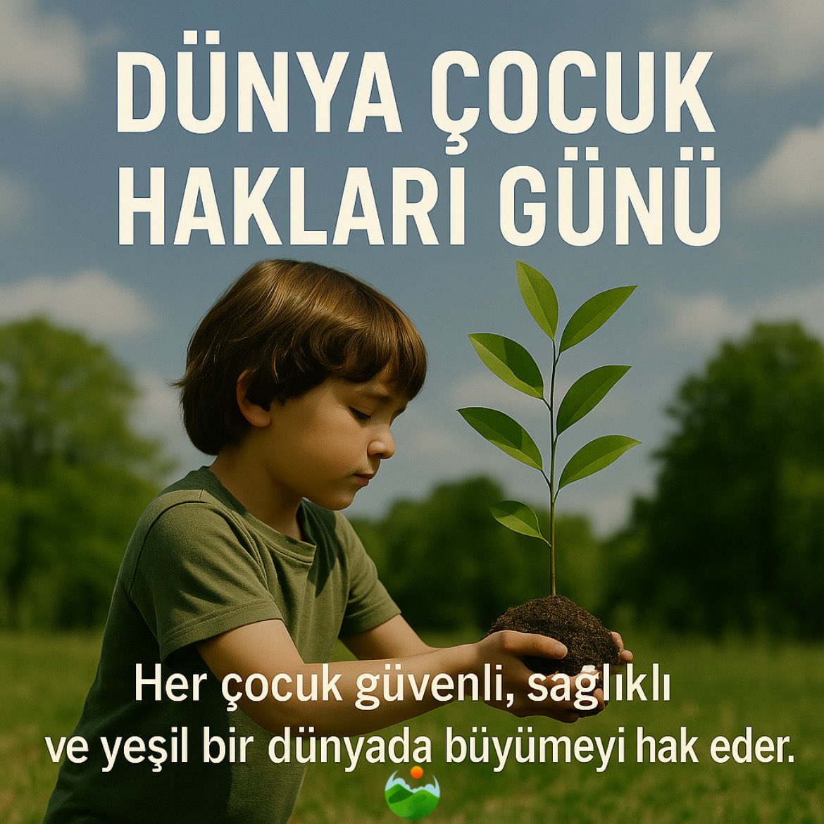 Çocukların temiz bir çevrede, sağlıklı bir geleceğe büyüyebilmesi hepimizin ortak sorumluluğu.

Dünya Çocuk Hakları Günü kutlu olsun.