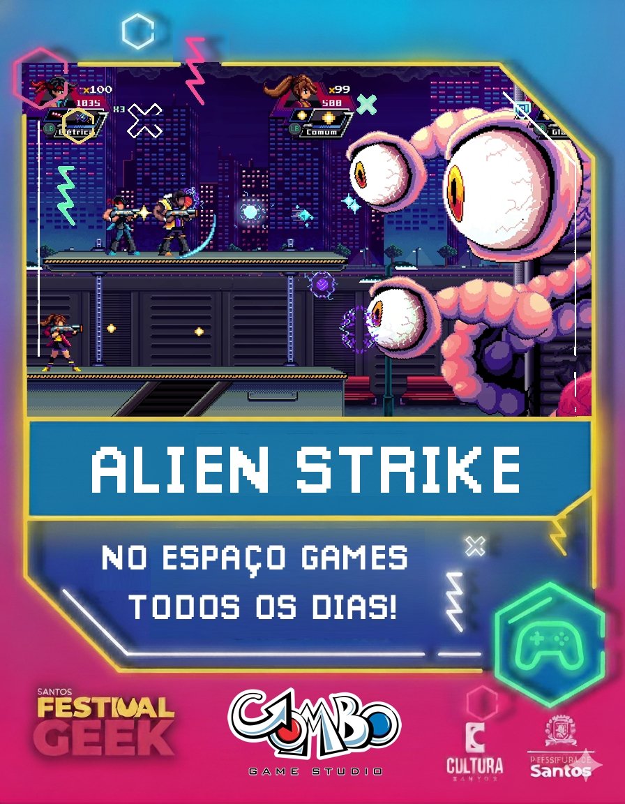 Fala pessoal! Estaremos no <a href="/festivalgeeksts/">festivalgeek</a> , no dias 20,21,22 e 23 na área Indie com nosso fliperama! Aguardo vocês lá. Vlw e flowwwww santos

#indiegame #festivalgeek #nuntius