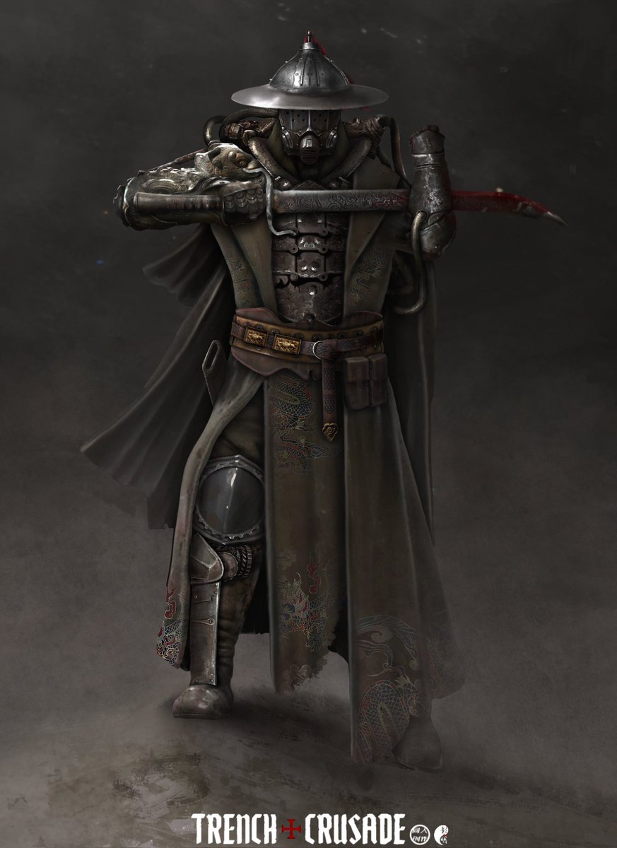 Fan setting of China in Trench Crusade world by “河鱼” and his friends
North Qing and South Ming——

Jinyiwei of South Ming
-+-
They are the talons and fangs of the Emperor, his most compliant tools. Since their establishment, the name "Jinyiwei" has carried an aura of dread and