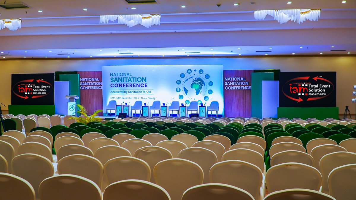iamTotalEvents's tweet photo. Proud to see the National Sanitation Conference 2025 come alive! Executed seamlessly by IAM, your trusted total event solution company. @iamTotalEvents https://t.co/3BYRe4CIWI