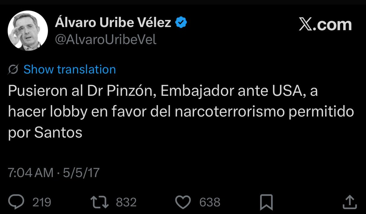 coherenciaporf's tweet image. Yo le creo al Presidente Uribe. 🙂‍↔️🙂‍↔️🙂‍↔️🙂‍↔️🙂‍↔️🙂‍↔️