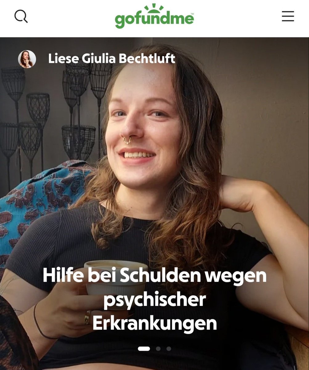 Hey alle, 
das hier kostet mich viel Überwindung aber ich bin an einem Punkt, an dem ich auf Hilfe angewiesen bin.

Ich bitte euch, mein Anliegen zu lesen und ggf. zu teilen oder vielleicht sogar einen Beitrag zu spenden.

Danke🩷
Eure Liese☕️

gofund.me/e7f9f6b9f