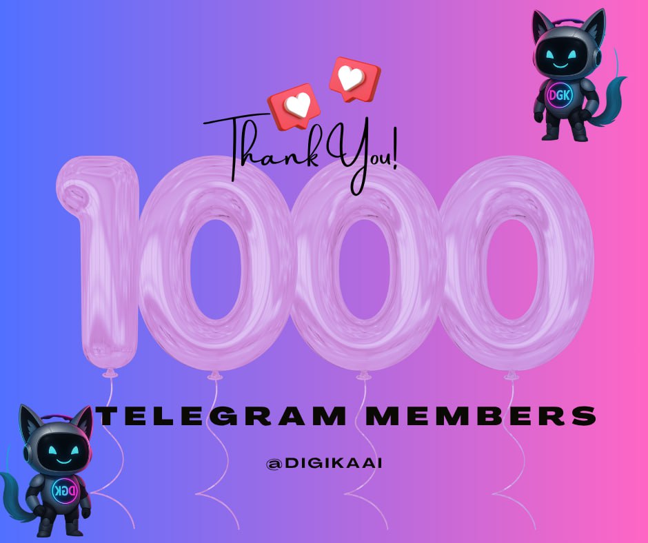 digikaai's tweet image. 🎉 We just hit 1,000 members on Telegram!  

Every single one of you is part of the foundation we’re building — a future where freelancers thrive, own their value, and build without limits.

This is only the beginning.  
Thank you for rocking with @digikaai 💜
Let’s keep…
