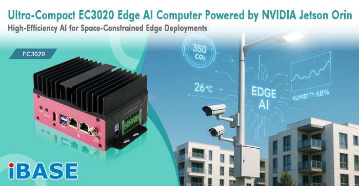 IBASE_Tech's tweet image. IBASE announces the launch of the EC3020, an ultra-compact edge AI computer built on the NVIDIA® Jetson Orin NX/Nano SOM. 
ibase.com.tw/en/news/catego…

#EdgeAIComputer #NVIDIA #JetsonOrin #EdgeComputing #EmbeddedSystem