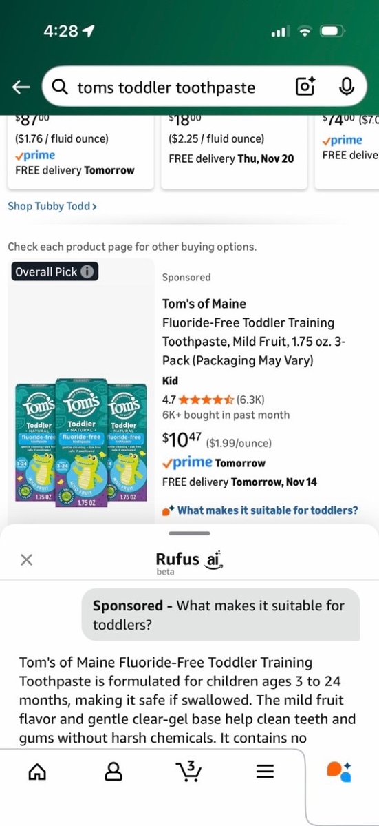 maxsinclair4's tweet image. Amazon just launched what will be the future of advertising in the age of LLMs - Sponsored Prompts.

It’s clear now the age of 10 blue sponsored links is dead. In the age of Answer Engines, shoppers will ask a question and expect the response to be what the smartest AI thinks is…