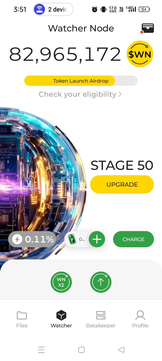 Earning121_'s tweet image. Hello, wanted to invite you to this crypto app I’ve been using. If you join with my code, you’ll get 1,000 $WN and I get a bonus too.

DeNet Storage &amp;amp; Watcher Node is free, official app from the team behind a decentralized storage network with over 5M users. Your phone helps make