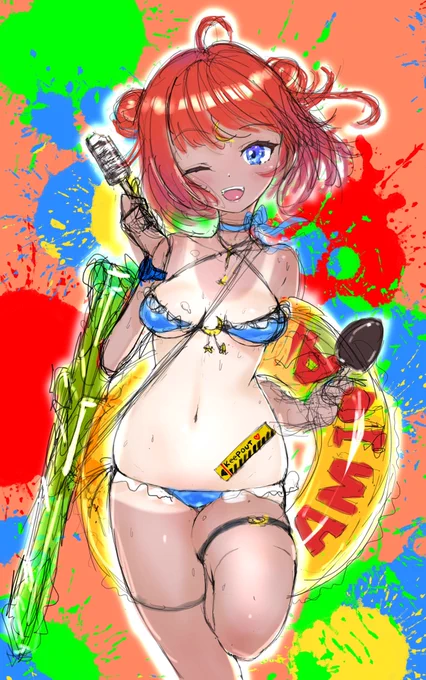 #いいふとももの日 描く時わりとこだわっている部分