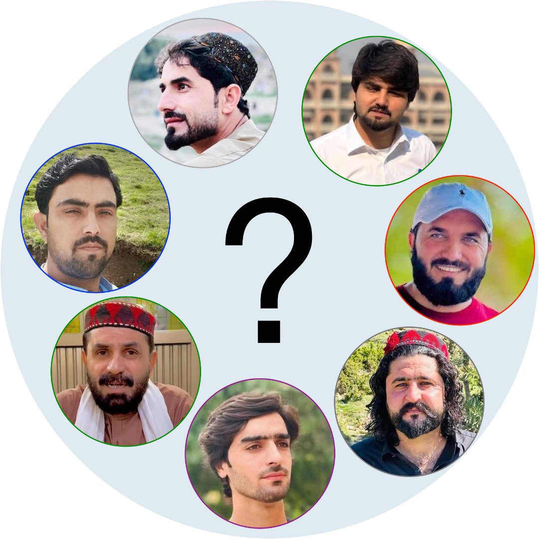 samanthaleaning's tweet photo. Day 9 (20th November 2025) and still no news

Seven members of the Pashtun Tahafuz Movement (PTM) remain unaccounted for after being taken following the 12th November 2025 peace jirga at the Pakhtunkhwa Assembly.

Pakistan’s Constitution guarantees the right to due process and protection from enforced disappearance. The families of the missing deserve clarity and answers.

If state institutions, including ISI, possess information about their location or well-being, they are obligated to confirm it publicly.

The individuals still missing are:

Hanif Pashteen
Noorullah Tareen
Adnan Wazir
Habib Wazir
Farman Khan
Irfan Khan
Gohar Pashteen

@FCDOGovUK @ukinpakistan @SohailAfridiISF @DanielZeichner @YvetteCooperMP @HFalconerMP @AusHCPak @ForeignOfficePk @CSKPOfficial @bbcworldservice @BBCWorld @OfficialDGISPR @caroline_gm_d @Europarl_EN @PakistaninUK @KaroblisR @EUPakistan

#WhereIsPTMDelegation
