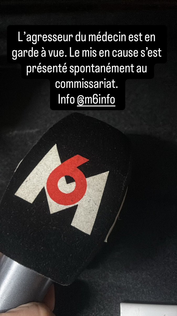 Info <a href="/m6info/">M6 Info</a> Un médecin a déposé plainte suite à son agression au sein du cabinet de SOS médecin de Tourcoing mardi. L’agresseur présumé est en garde à vue depuis hier soir. Il s’est présenté de lui-même au commissariat. Une enquête a été ouverte.