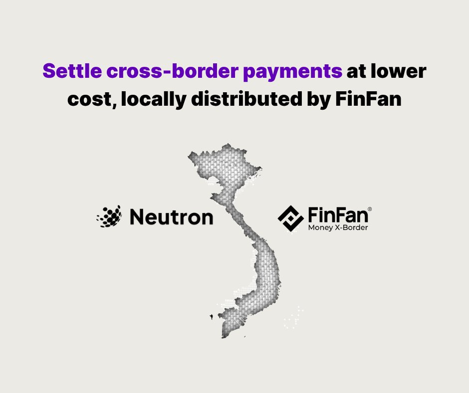 Neutron is building the next-gen payment rails, and <a href="/FinFanIo/">FinFan</a> is bringing local expertise to the table. Together, we’re bringing fast, low-cost Bitcoin-powered payments to Vietnam.

When money moves fast, trust is everything. That’s why Neutron is officially deploying Lightning