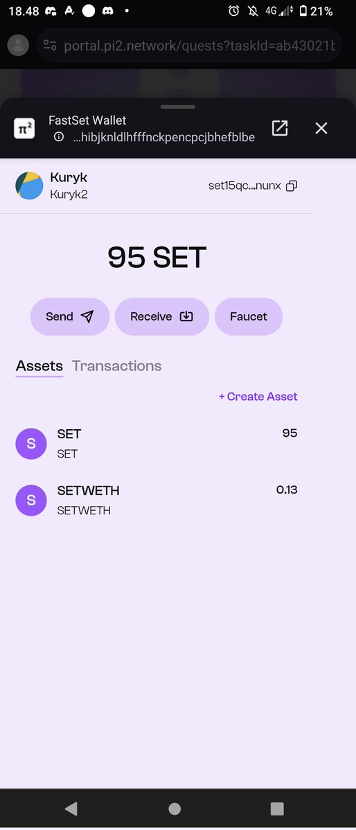ziannn37's tweet image. I’ve tried FastSet Wallet Extension and the results are impressive!
It’s easy to install, lightweight, secure, and transactions run smoothly without any errors.
Highly recommended for anyone who needs a practical digital wallet right in their browser!

#FastSetWallet #Review