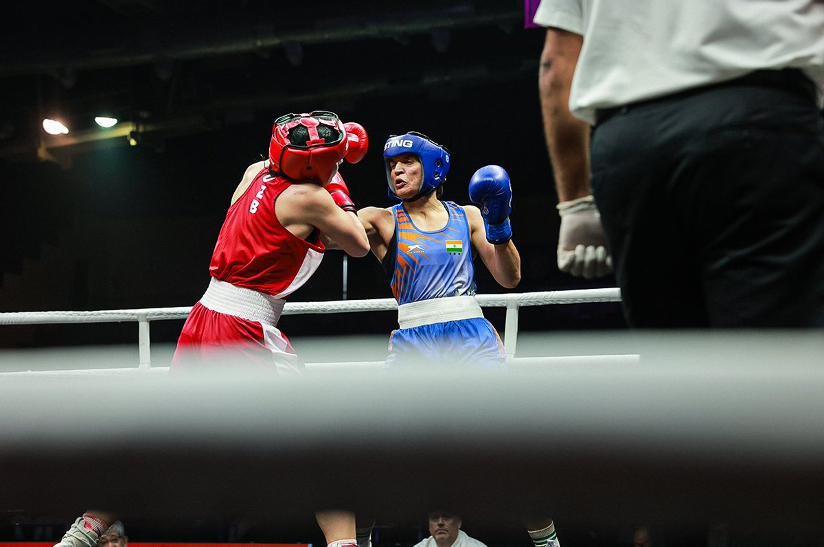 The top podium belongs to the Youth World Champion Arundhati Chowdhury as she clinches the gold here at World Boxing World Cup Finals 2025🥇🥊⭐️

#WorldBoxing #WorldBoxingCupFinals2025 #Boxing