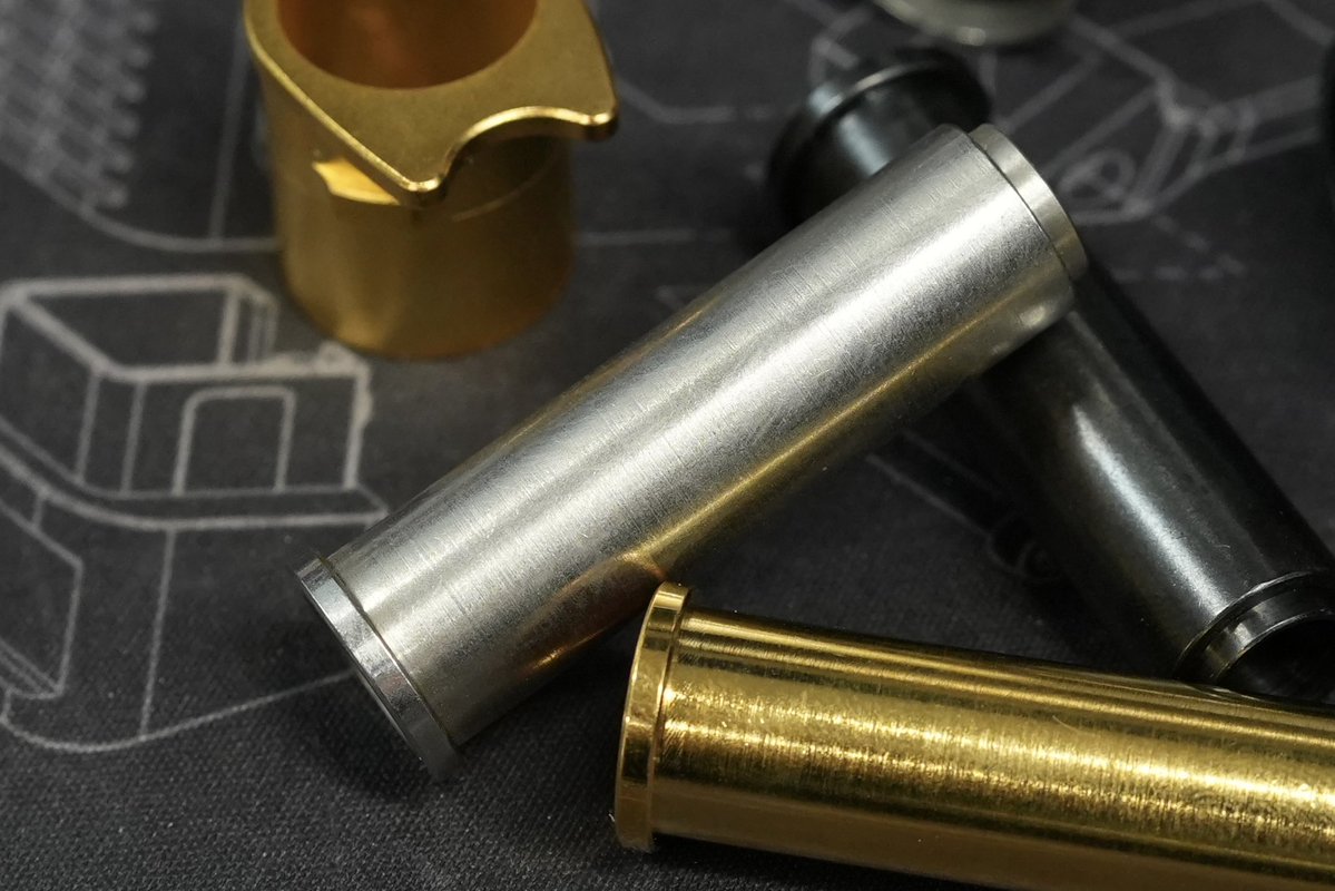 jkarmy_int's tweet image. Gunsmith Bros CNC Aluminum 
Bushing &amp;amp; Guide Rod Plug Set 

For Marui TM 1911 GBBP SERIES 

#gunsmithbros #bushing #guiderod #1911