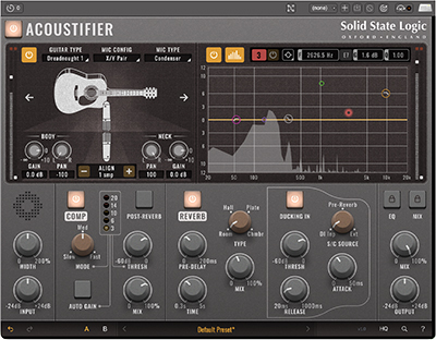 FastAndWide's tweet image. #SolidStateLogic announced Acoustifier, DI-to-mic simulation plug-in that &apos;transforms an acoustic guitar DI signal into a studio-quality recording&apos; tinyurl.com/9x76hnpp