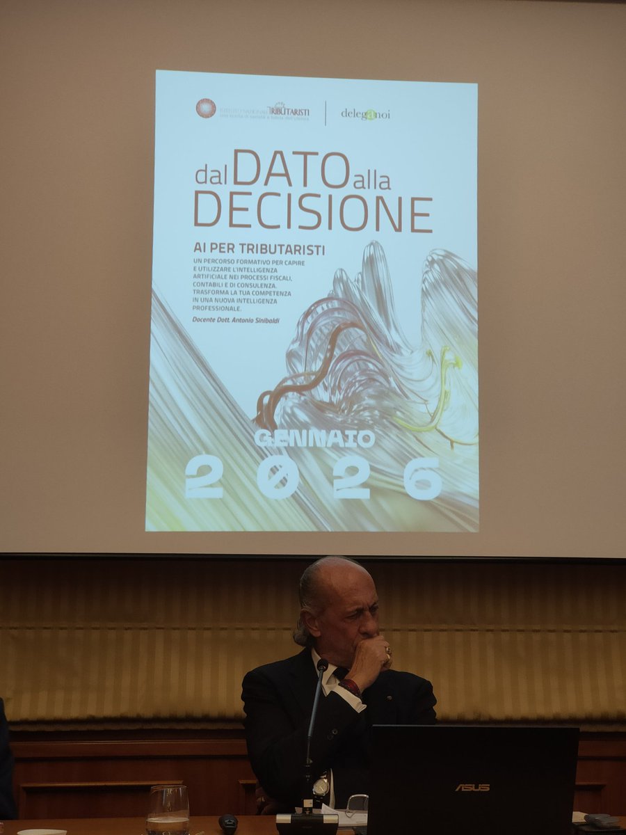 stay tuned... dal 2026 i tributaristi INT potranno diventare "AI Specialist" 

#INTTributaristi
#tributaristi