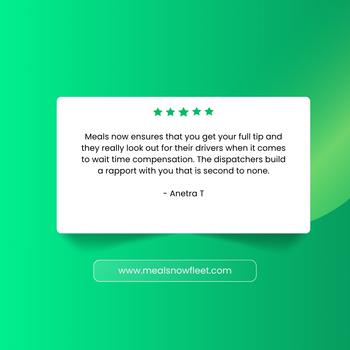 mealsnowfleet's tweet photo. “I keep my full tips and dispatch looks out for wait-time compensation. The rapport is second to none.” — Anetra T
Support that powers consistent, white-glove handoffs.

#DriverVoices #MealsNowFleet #Consistency https://t.co/eqxckhHuSQ