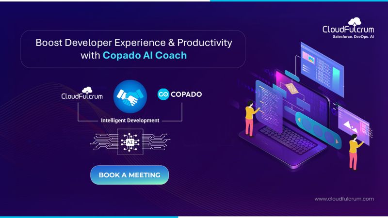 cloud_fulcrum's tweet image. Stop losing hours to coverage gaps &amp;amp; review cycles. @cloud_fulcrum  #Copado AI Coach gives Salesforce devs instant feedback on every commit—quality scores, auto-fixes, and continuous coaching. 

Ship faster with fewer blockers. 🚀 lnkd.in/ggC8bEFK #SalesforceDevs