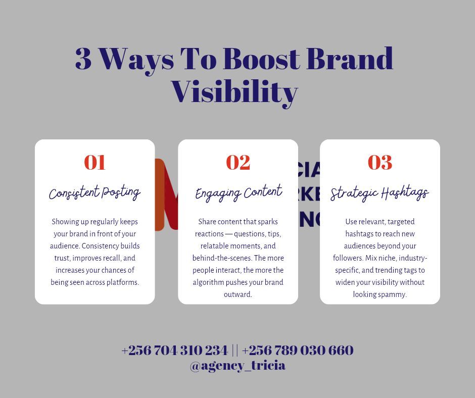 agency_tricia's tweet image. Consistency. Engagement. Hashtags.
Three simple moves — massive difference for your brand’s visibility.
Which one are you improving this week?
#DigitalMarketing #BrandVisibility ✔
