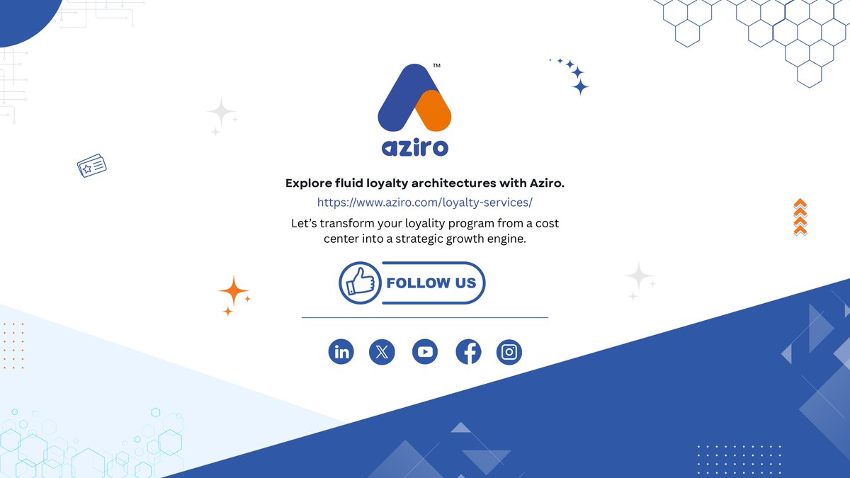 AziroTech's tweet image. Welcome to Loyalty 3.0 — where tokenized rewards, real-time APIs, and open architectures turn loyalty into a living, spendable currency.

#NextGenLoyalty #TokenizedRewards #Aziro #ComposableCommerce #LoyaltyServices #AziroLoyalty #TransformationThursadys #ClientsofTomorrow