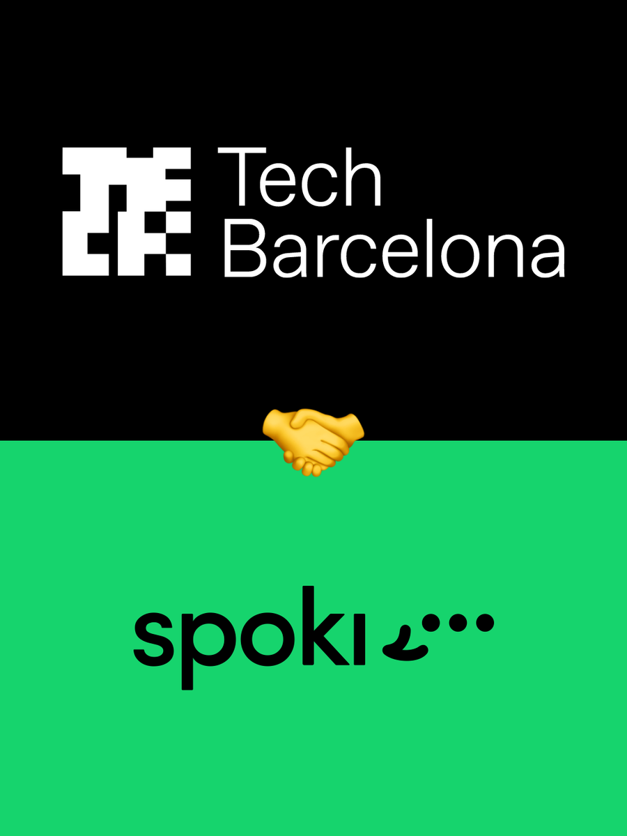Spokiapp's tweet image. 🇪🇸 Encantados de anunciar que Spoki ya es miembro de @techbarcelona 💚
Tenemos muchas ganas de aprovechar todas las oportunidades del vibrante ecosistema tecnológico y digital de Barcelona.
✨ ¡Únete a nosotros en este emocionante viaje!
_________________

🇬🇧 We are delighted to…