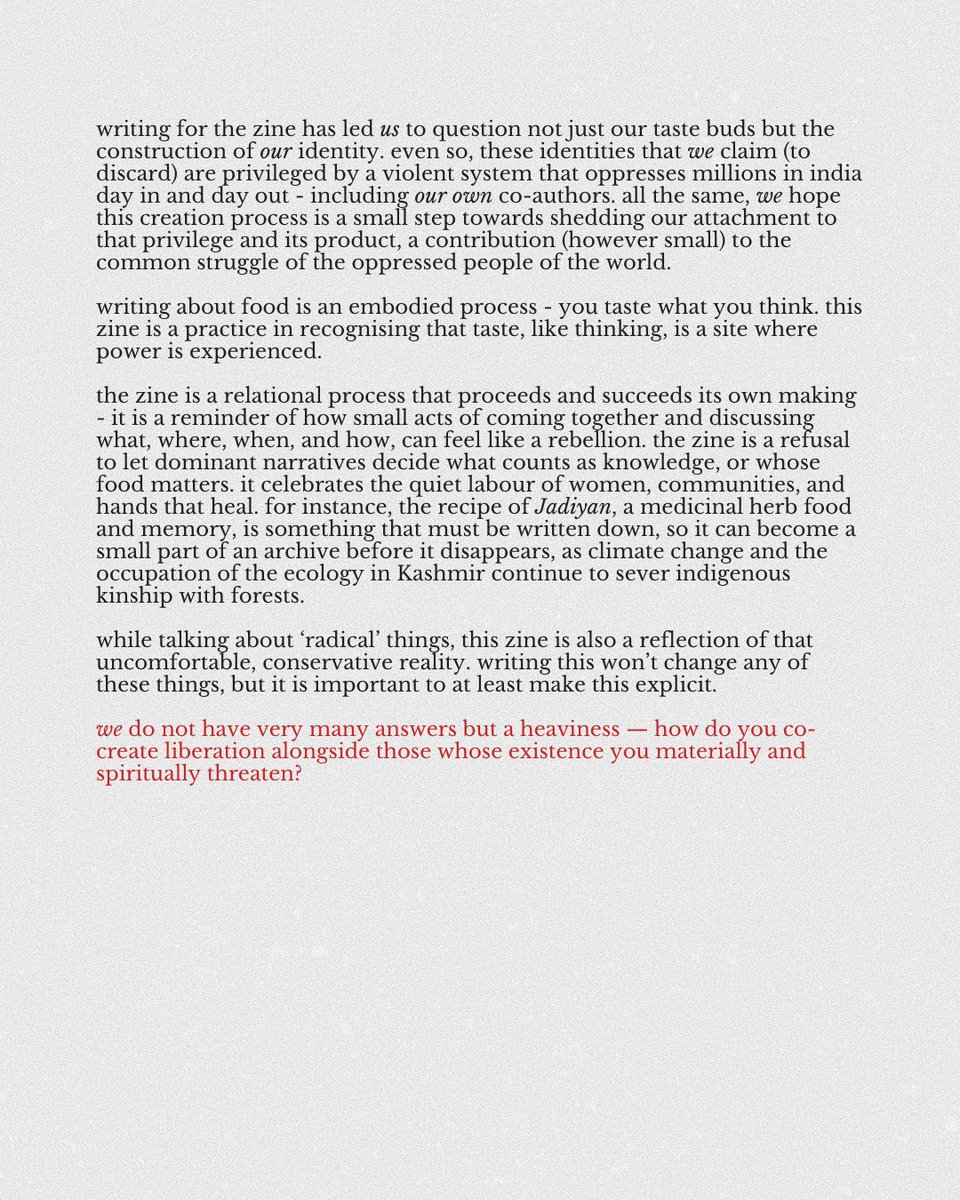 hello salams! over the past couple of months, we have tried to put together a zine on food, caste &amp; memory. 

we are so very happy to now share it with you all in (beautiful) print! come get a copy of the zine, chat with us, share some nūn chai &amp; snacks <3

/for <a href="/TheContrapuntal/">The Contrapuntal</a>