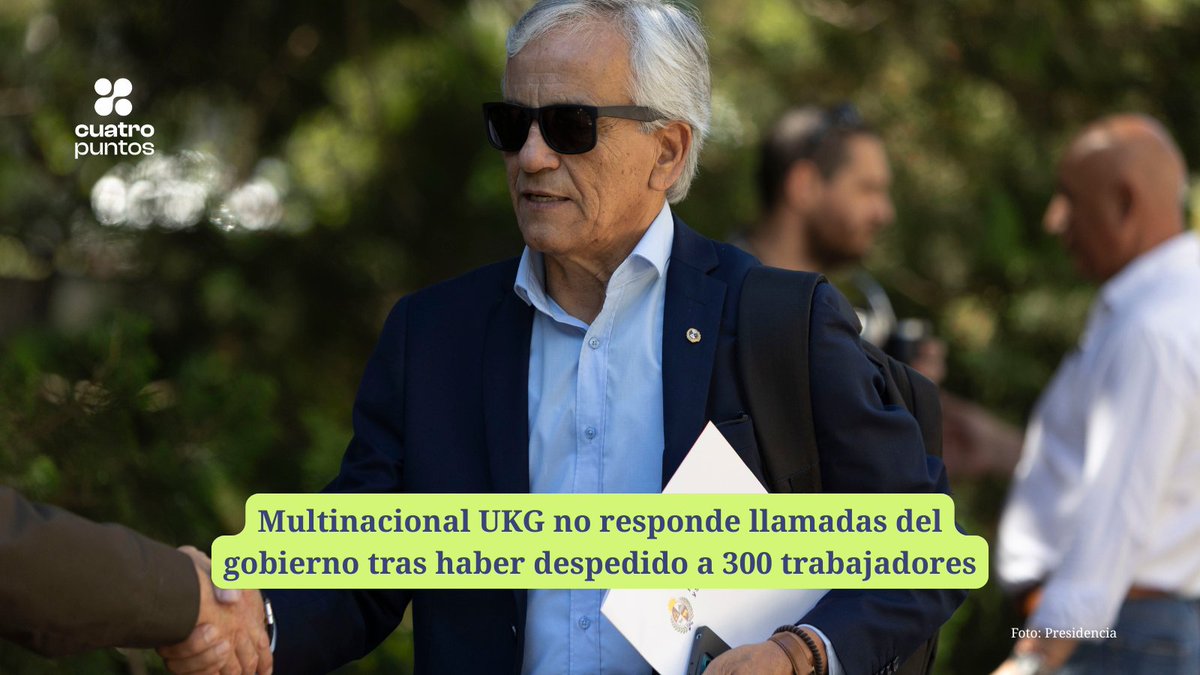 MULTINACIONAL UKG NO RESPONDE LLAMADAS DEL GOBIERNO TRAS HABER DESPEDIDO A 300 TRABAJADORES

⚫ Este miércoles 19 el Ministerio de Trabajo envió correos electrónicos e intentó contactar a la gerenta de Ultimate Kronos Group (UKG) por WhatsApp pero no obtuvo respuesta.

⚫ En