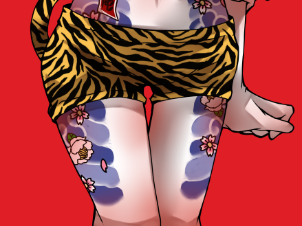 「#いい太ももの日」|あやめのイラスト