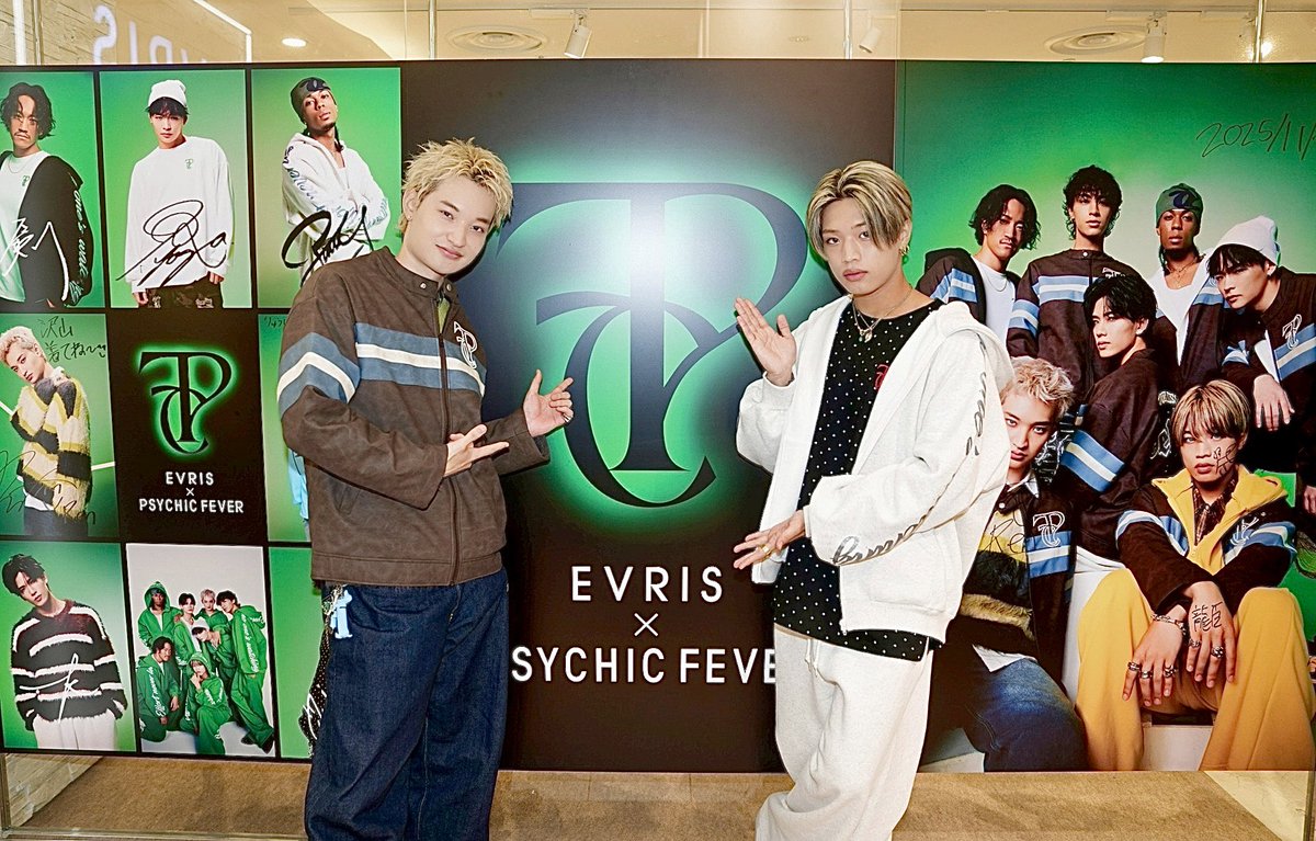 psyfe_official's tweet image. #EVRISxPSYCHICFEVER 発売記念
#REN #RYUSHIN 来店イベント

Thank you!!

┈┈┈
11/21(金)12:00 JSTよりコラボレーションアイテム発売!!
runway-webstore.com/ap/s/v/MK370/
┈┈┈

#EVRIS @OfficialEVRIS 
#PSYCHICFEVER