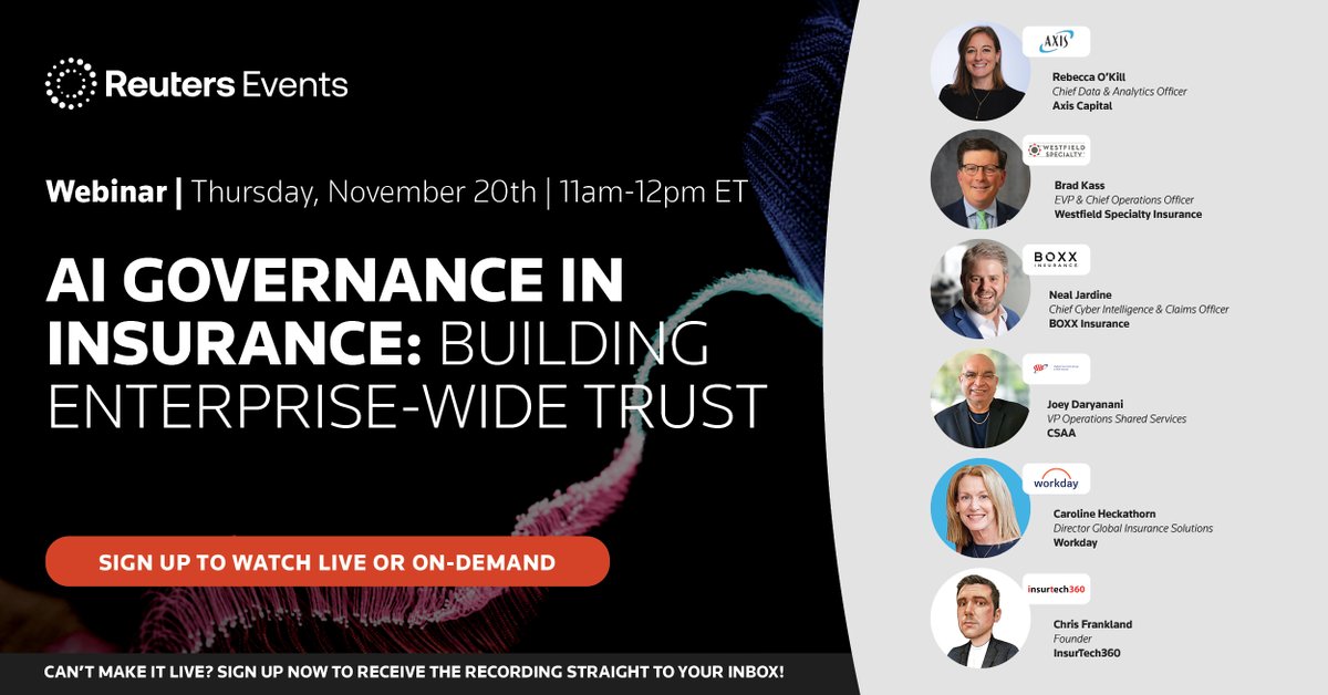 Reuters Events Insurance tweet media