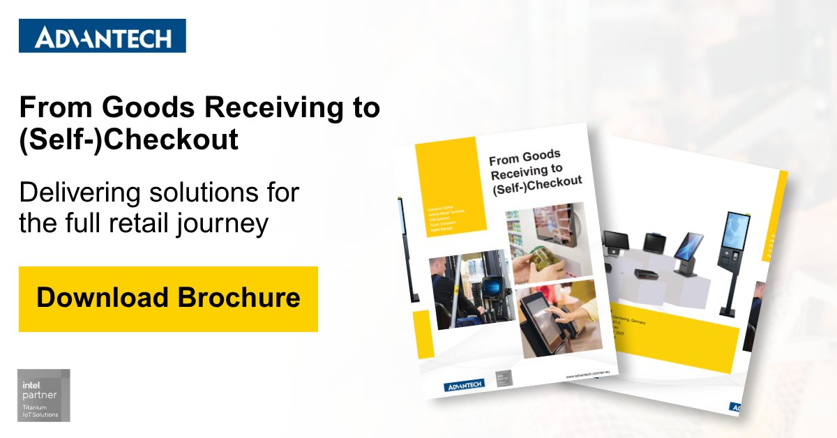AdvantechRetail's tweet image. From Goods Receiving to Self-Checkout – we connect every step of retail.

Advantech and ADVANTECH-AURES deliver seamless data flow, efficient operations, and a better in-store experience at every stage of the retail journey.

Download the brochure: bit.ly/4njEAvp