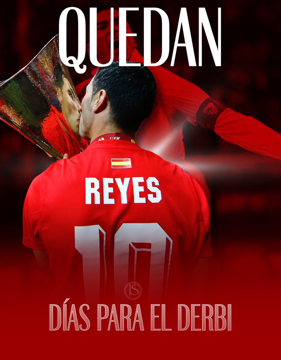 InformaSevilla's tweet image. ⌛️Quedan 10 días para  #ElGranDerbi

Hoy, más que nunca, recordamos al Eterno 10.
José Antonio Reyes, símbolo de sentimiento, casta y sevillismo.

El derbi está a la vuelta de la esquina... y su legado sigue marcando el camino❤️

#SevillaFC