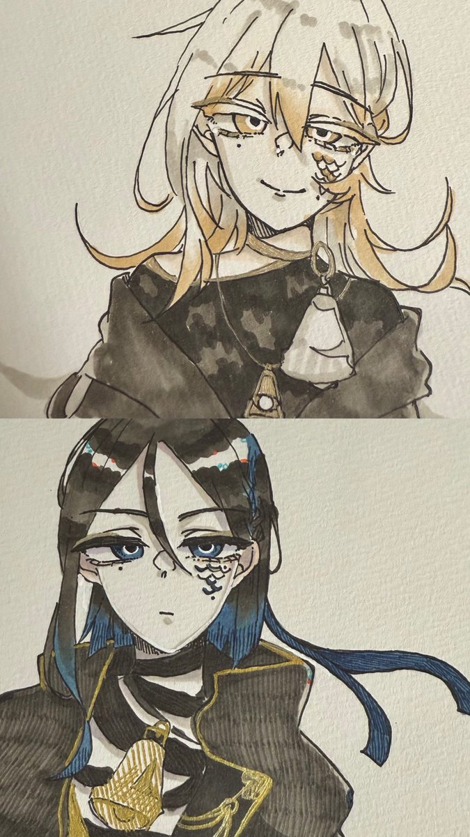 ピラルク×悪魔の双子
友人のキャラ