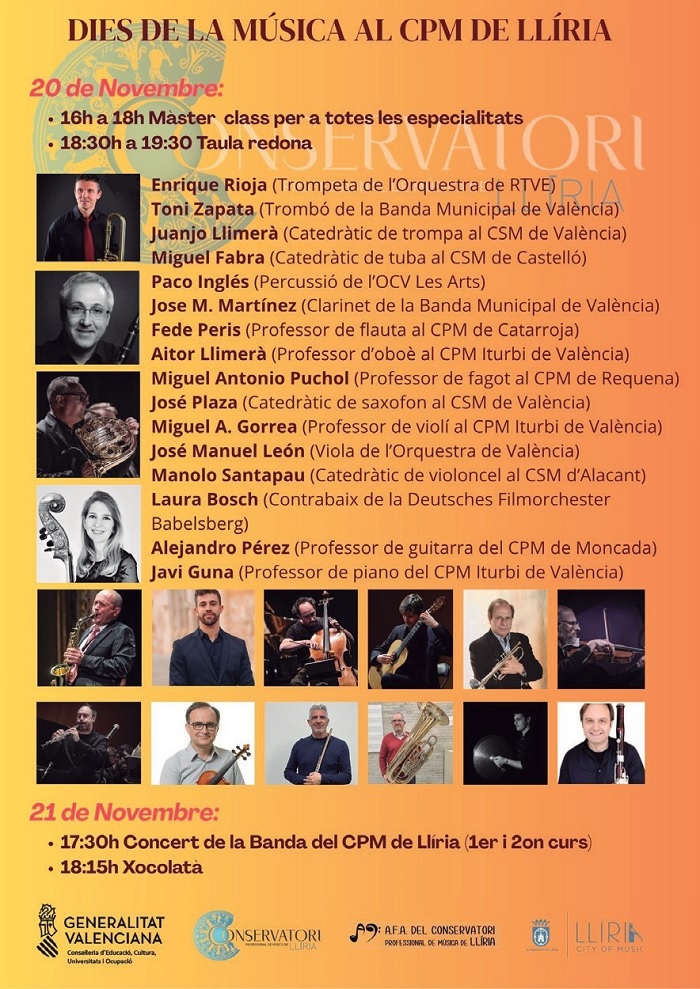 #agenda #Llíria: ‘masterclass’ d'interpretació musical infoturia.com/agenda/80791-l… <a href="/aytolliria/">Ajuntament de Llíria</a> <a href="/PGarcia_Latorre/">Paco García Latorre</a>
