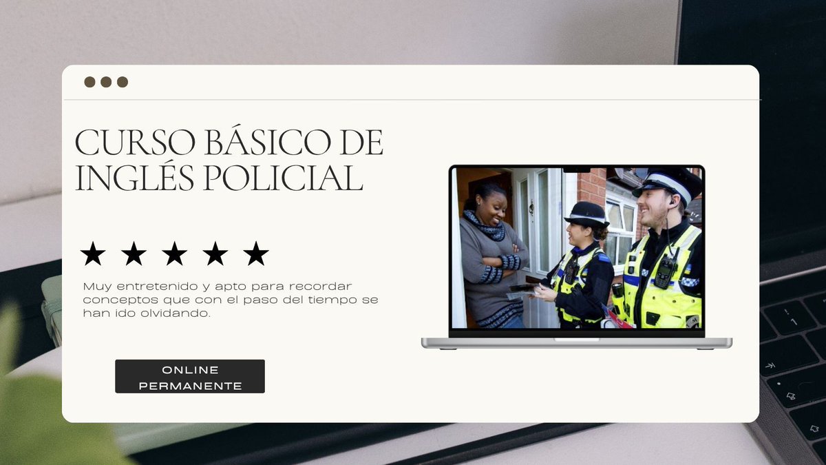 netpol_es's tweet image. 👉  ¡Sugerencia del día! ⬇️  ·100% online·

▶️CURSO BÁSICO DE INGLÉS POLICIAL◀️ 

Accede a su contenido:

🔗netpol.es/courses/curso-…🔗 

¡Conoce la opinión de otros alumnos!

#YoMeFormoEnNETPOL
#NETPOL