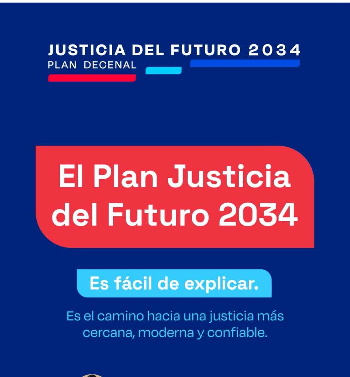 La #JusticiaDelFuturo2034 ya está en marcha. Una justicia cercana, accesible, abierta, oportuna y transparente. La ruta está marcada: 0 % mora, 100 % acceso, 100 % transparencia: tres grandes metas
que resumen el compromiso con una justicia eficiente, abierta y confiable.