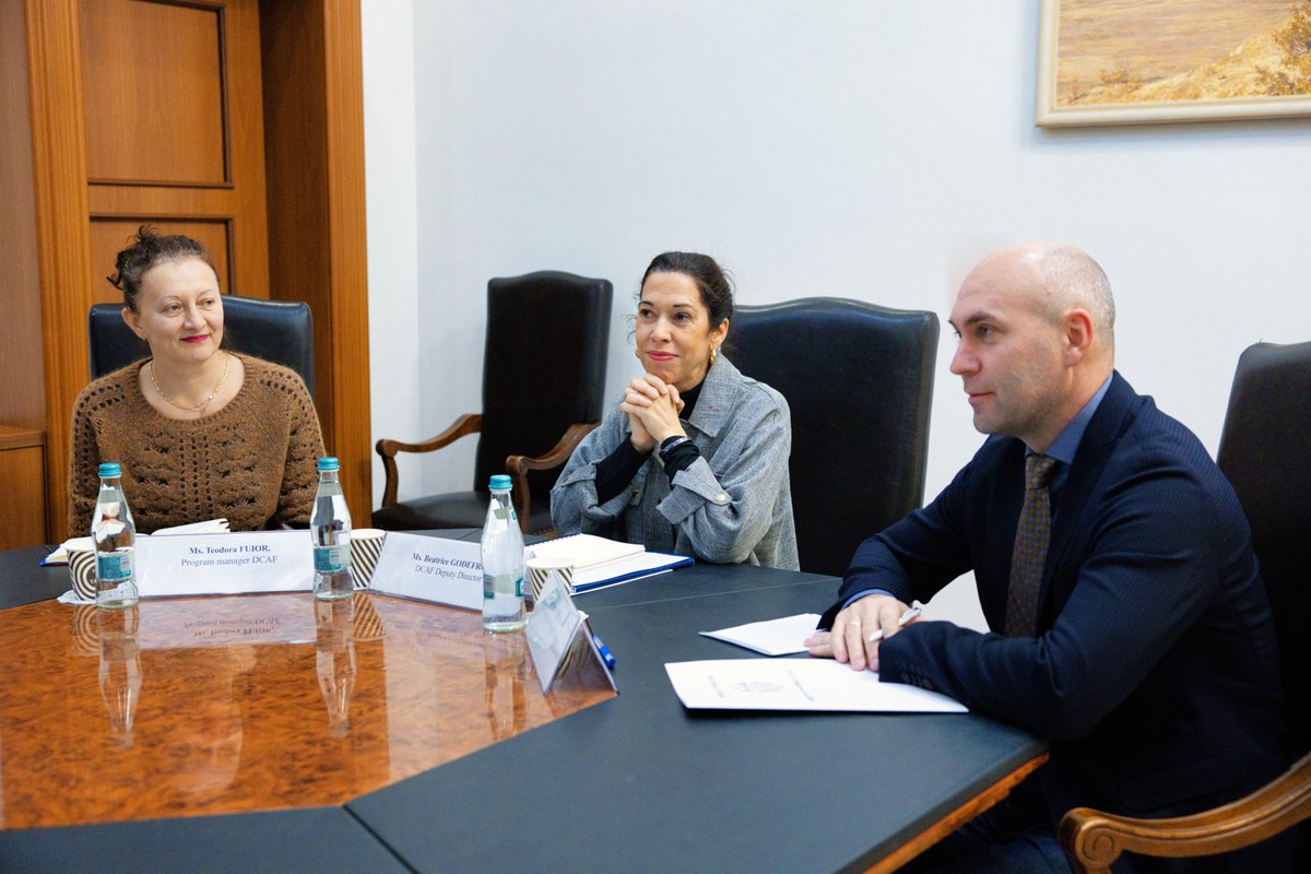 MIAMoldova's tweet image. Cooperation with @DCAF_Geneva drives key reforms in HR, police training, and strategic management, helping us deliver better services and advance Moldova’s European integration. Together, we protect our citizens. #Reform #EUintegration #Security