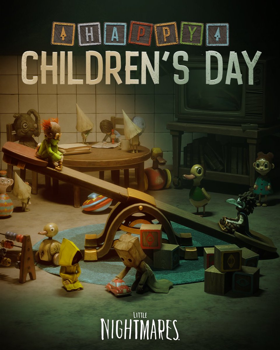 LN_JP's tweet image. 妙な心地よさはどこか不気味だ…。
やっぱりドアはしっかり閉じておこう。

世界こどもの日、おめでとう。

＃リトルナイトメア