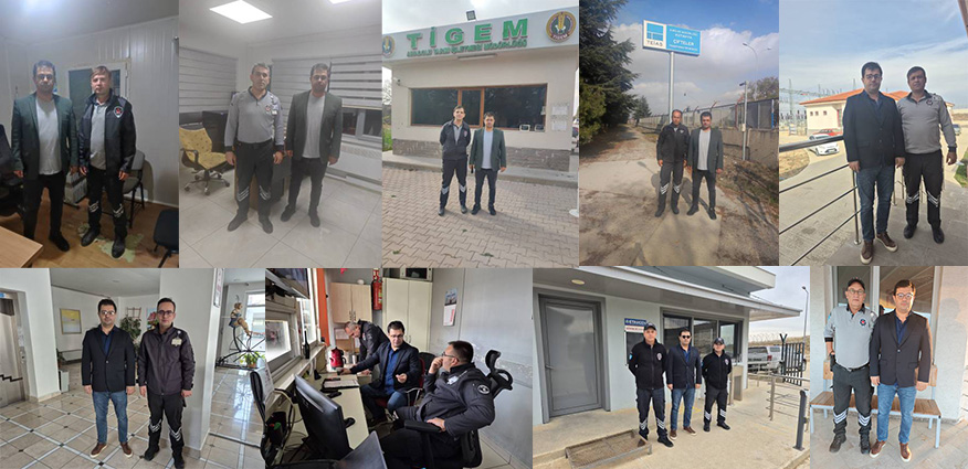 Şube ve Bölgelerden Haberler
Güvenlik-İş Sendikamızdan Eskişehir Bölgesinde Üye Ziyaretleri

Güvenlik-İş Sendikası Eskişehir Bölge Başkanlığımız, TEİAŞ Kütahya 6. Bölge Müdürlüğüne bağlı şubelerde, EÜAŞ Gökçekaya HES Santrali, Beylikova Eti Maden İşletmeleri, İller Bankası,