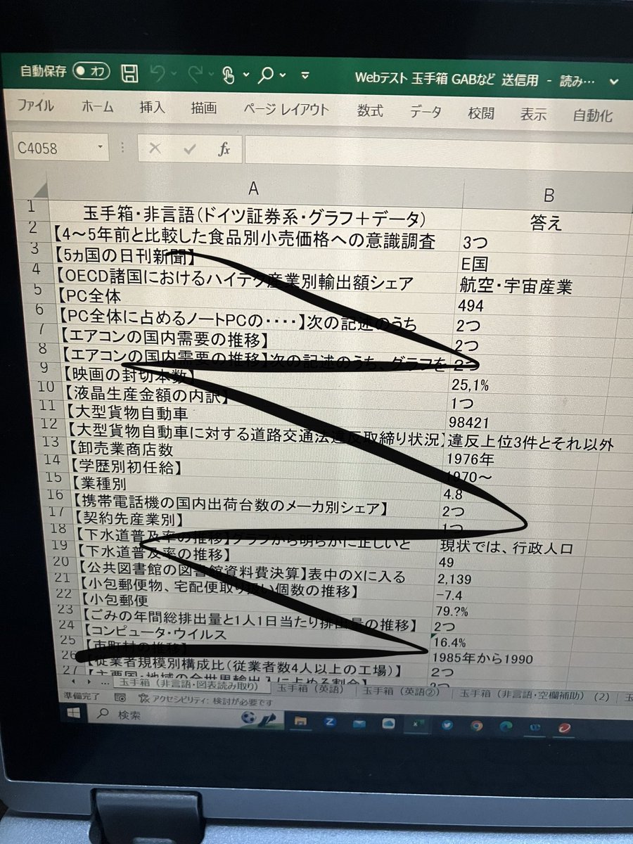 joy7271's tweet image. 【大手対応27卒webテスト解答集】

🔥10万問以上収録🔥
SPI 玉手箱 GAB TG-WEB 全まとめ

700円

商社、コンサル、メガバンク等の大手通過実証済み！

#インターン　#WEBテスト解答集 #内定 #テスセン