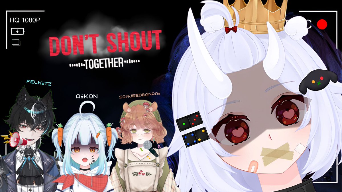 ผมไม่มีทางกรี๊ดหรอกนะ!!

🎮: Don't Shout Together
🗓️: 8.00 P.M.      
       
มาดูๆดูวววว : youtube.com/live/PYBtbcxhH…

#VTuberTH #วีทูบเบอร์ #วีทูปเบอร์ไทย