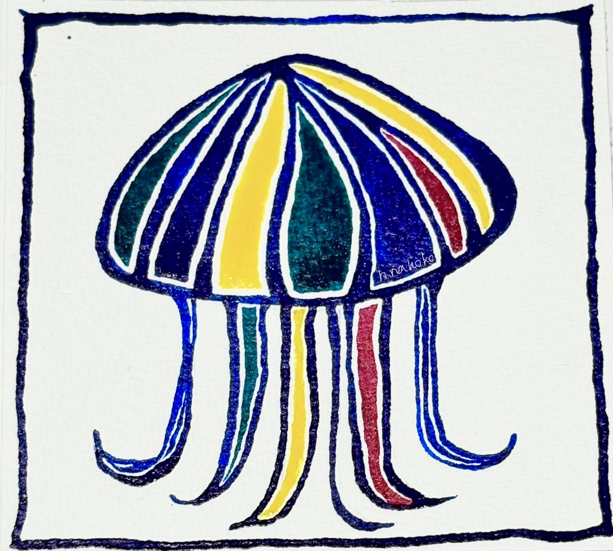 クラゲ完成前。