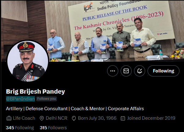 AswathyAshwathi's tweet image. Everybody Do Follow Brig Brijesh Pandey Sir on X @BPanIndian 
Let Us Unite Our Nationalist Fervour Under The #DefTalks By Aadi Umbrella @AadiAchint @dtbyaadi 
&amp;amp; Hit The Ground Fighting The Anti-Bharat Narrative By Inimicals
Jaya ShreeRaama🙏🙏 Jayatu Bhaaratham🙏🙏
#Bharat #India