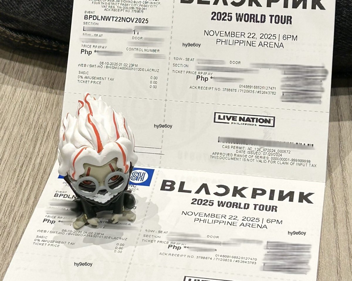 Just got my BLACKPINK DEADLINE tickets 🥹 
Thank you so much, <a href="/haulsbyac/">ac</a>! Very kind &amp; vv patient seller huhu til our next po <33
 #budoledbyac #frompenguuhauls